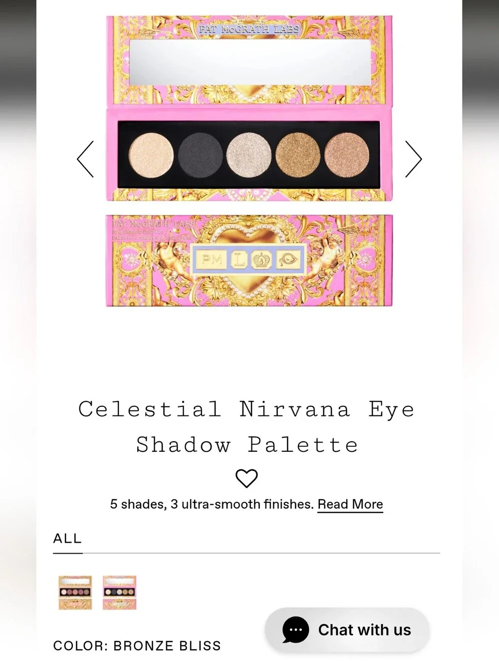 Pat McGrath LABS Eye Shadow Palette Bronze Bliss